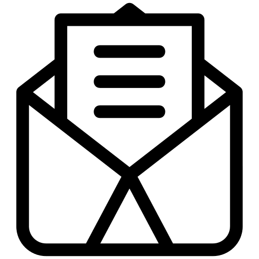 Envelope, letter, mail icon