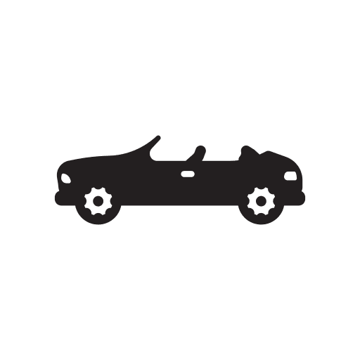 Automobile, cab, cabrio icon