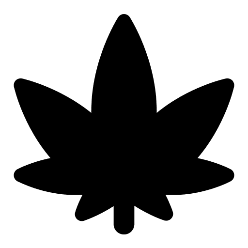 Cannabis, marijuana icon