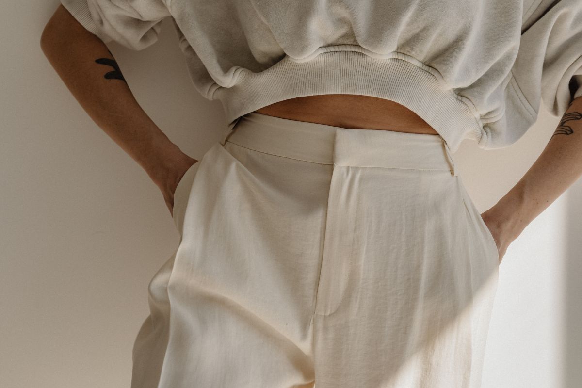 
									Simplistic Sophistication – A Fashion Photoshoot with a Stunning Model in Neutral Minimalist Outfits Stock Free