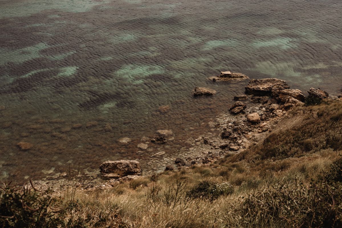 
									Malta’s Seaside Backgrounds – A Collection of Captivating Seascapes – Rocky Cliffs and Coastal Flora Stock Free