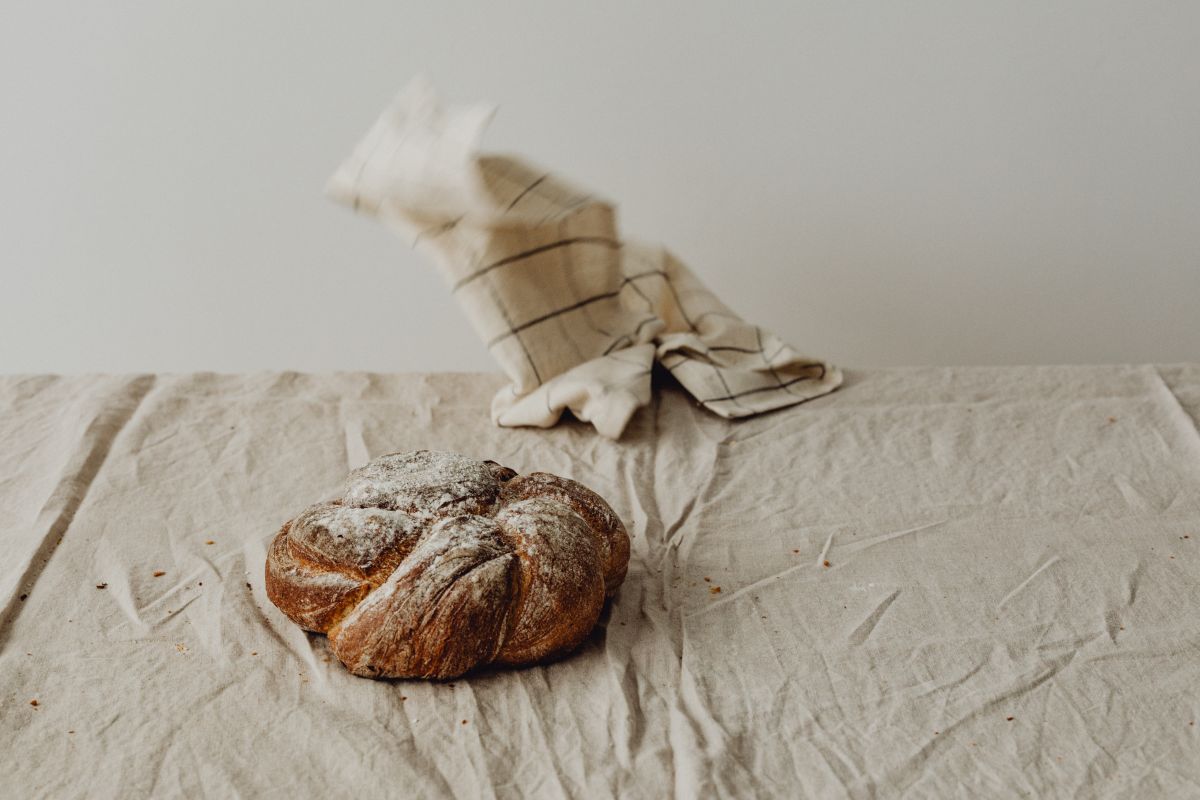 
									Lunch With Bread – White Wine – Olives – Butter – Camembert Cheese Stock Free